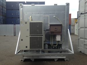 40ftコンテナ 汎用冷凍機取付