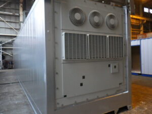 40ftコンテナ 汎用冷凍機取付