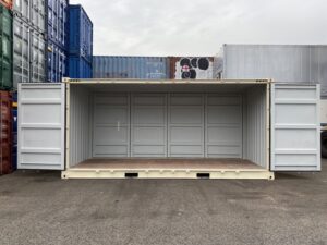 20ft ハイキューブ両面フルサイドオープンコンテナ