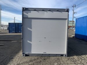 【東北】中古20ft　リア側シャッター付きコンテナ