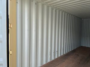 高年式20ft　ドライスチールコンテナ　黄色