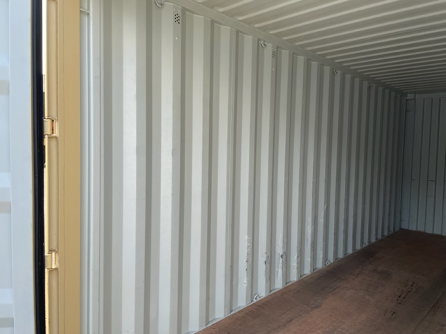 高年式20ft　ドライスチールコンテナ　黄色