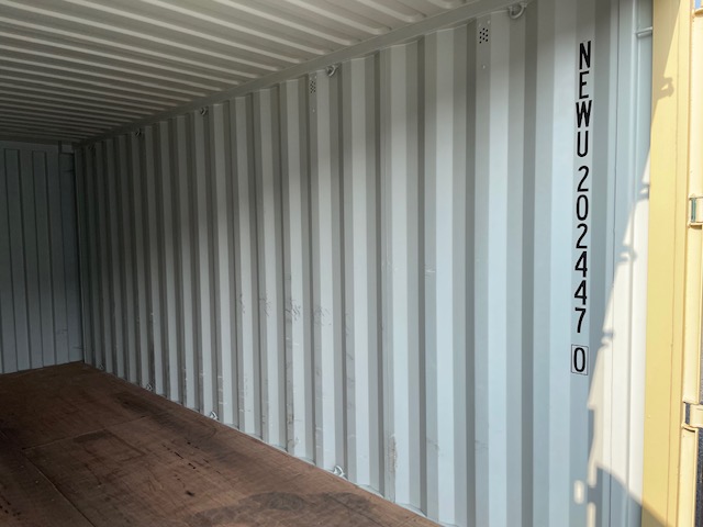 高年式20ft　ドライスチールコンテナ　黄色