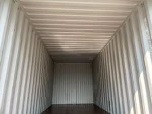 新古20ft　ドライスチールコンテナ　青色