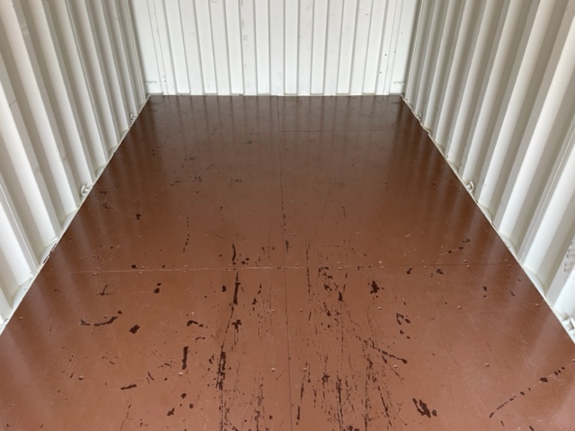 新古20ft　ドライスチールコンテナ　青色