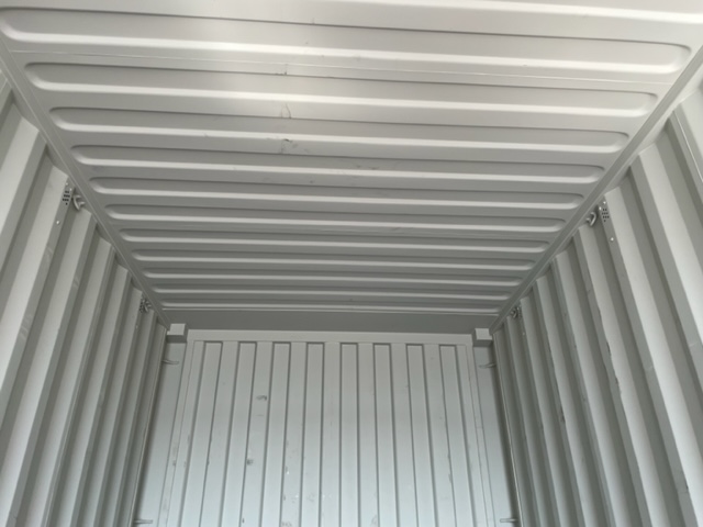 新古20ft　ドライスチールコンテナ　青色