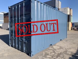 中古20ft ハイキューブ(背高)ドライスチールコンテナ　外装塗装済み