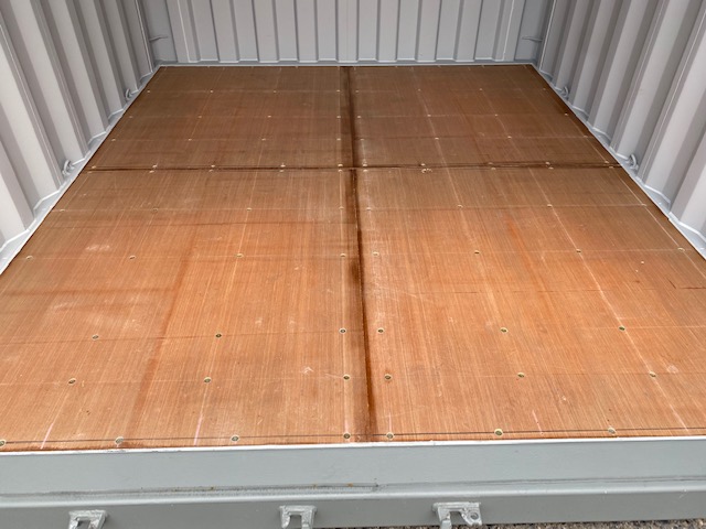 新品10ft ドライスチールコンテナ　妻側ドア仕様