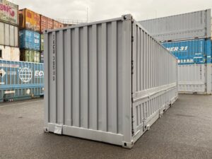 中古31ft ドライスチールコンテナ グレー塗装済み