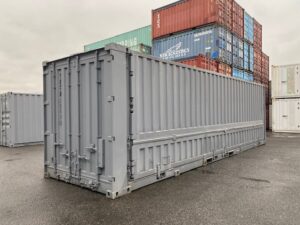 中古31ft ドライスチールコンテナ グレー塗装済み
