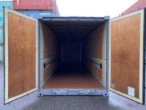 中古31ft ドライスチールコンテナ グレー塗装済み
