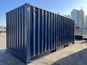中古20ft フルサイドオープンコンテナ　外装塗装済み