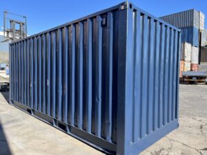 中古20ft フルサイドオープンコンテナ　外装塗装済み
