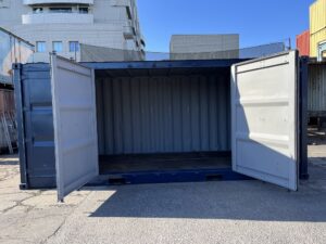 中古20ft フルサイドオープンコンテナ　外装塗装済み