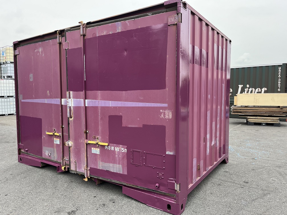 中古12ft ドライスチールコンテナ（JR仕様）