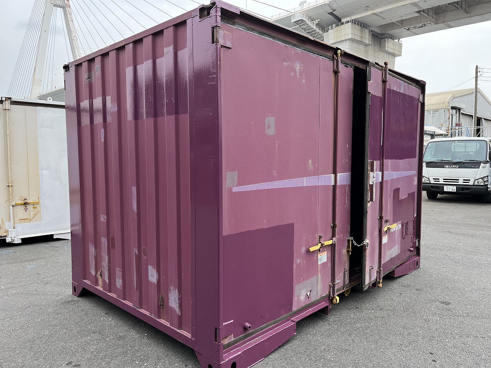 中古12ft ドライスチールコンテナ（JR仕様）