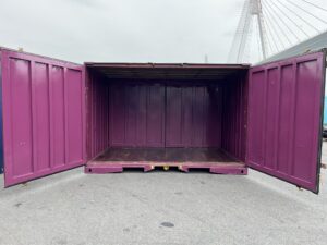 中古12ft ドライスチールコンテナ（JR仕様）
