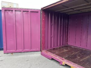 中古12ft ドライスチールコンテナ（JR仕様）