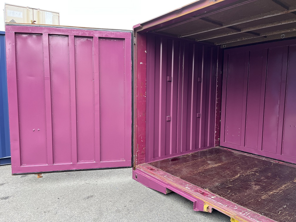 中古12ft ドライスチールコンテナ（JR仕様）