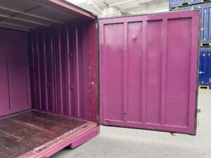 中古12ft ドライスチールコンテナ（JR仕様）