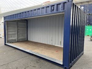 中古20ft ドライスチールコンテナ（フルシャッター仕様）