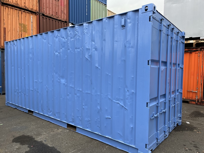 中古20ft ドライスチールコンテナ（3Ⅿシャッター仕様）