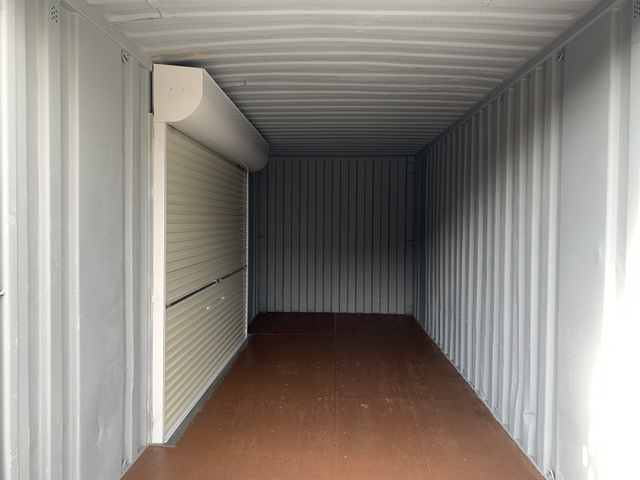 中古20ft　左パネル2840ｍｍシャッター付きコンテナ
