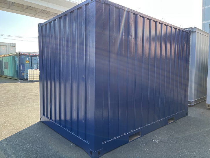 中古12ft ドライスチールコンテナ　外装塗装済み