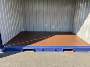 中古12ft ドライスチールコンテナ　外装塗装済み