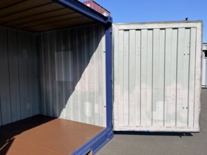 中古12ft ドライスチールコンテナ　外装塗装済み