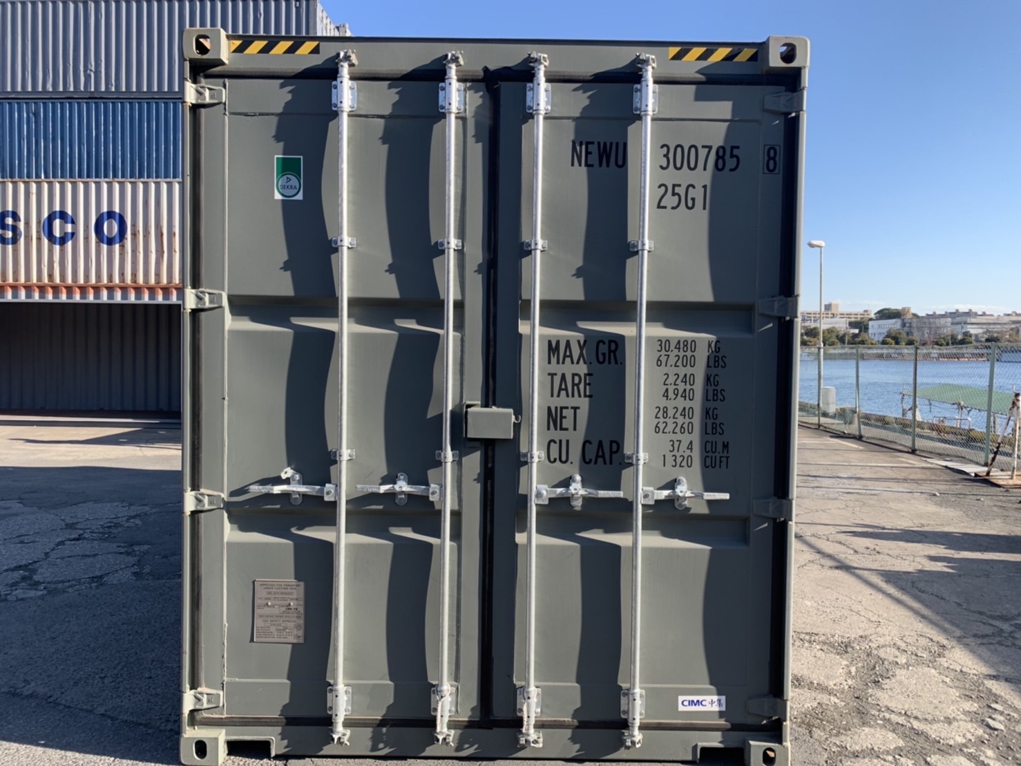 新品20ft ハイキューブ(背高)ドライスチールコンテナ