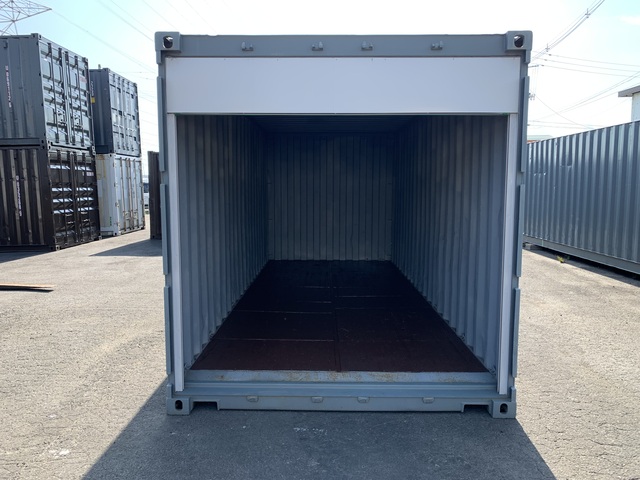 【東北】中古20ft　リア側シャッター付きコンテナ