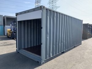 【東北】中古20ft　リア側シャッター付きコンテナ