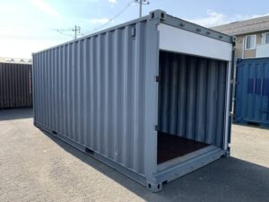 【東北】中古20ft　リア側シャッター付きコンテナ