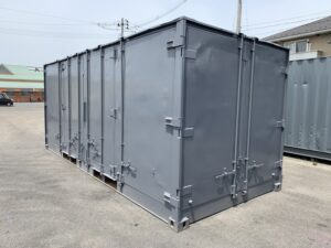 中古20ft　フルサイドオープンコンテナ