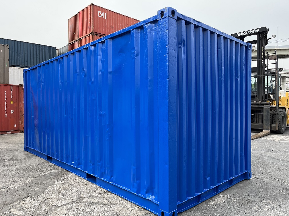 中古20ftドライスチールコンテナ　(外装塗装・床全面交換済み)