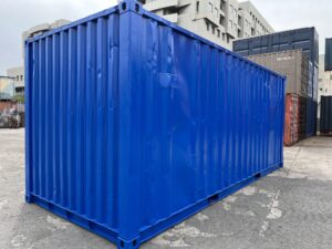 中古20ftドライスチールコンテナ　(外装塗装・床全面交換済み)