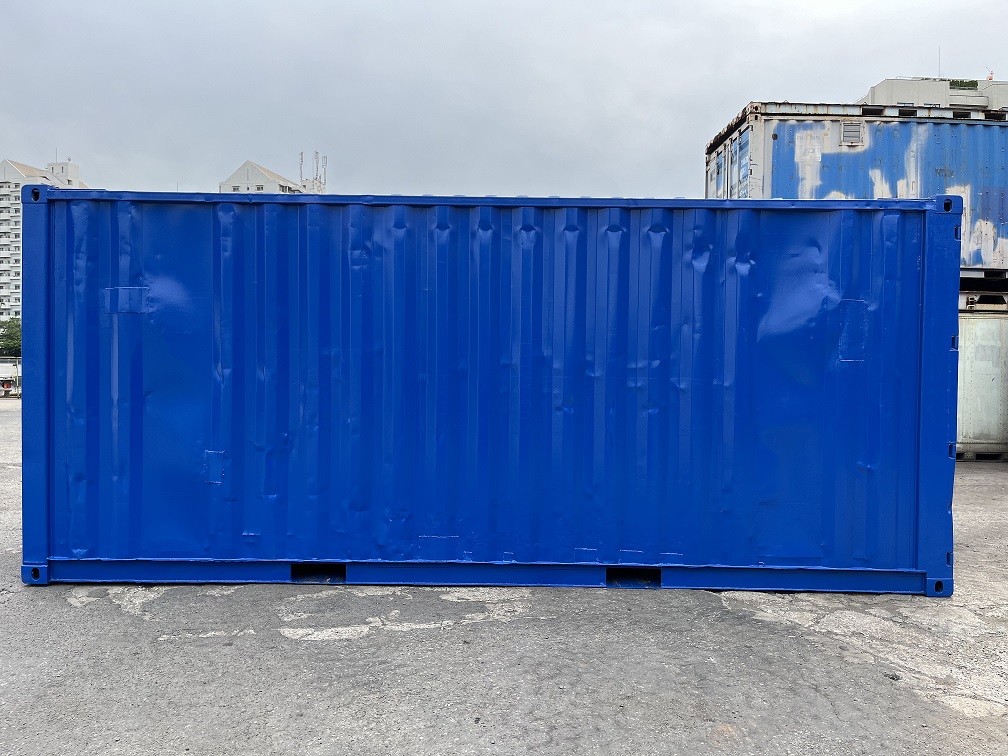 中古20ftドライスチールコンテナ　(外装塗装・床全面交換済み)