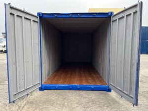 中古20ftドライスチールコンテナ　(外装塗装・床全面交換済み)