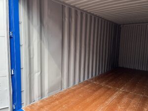 中古20ftドライスチールコンテナ　(外装塗装・床全面交換済み)