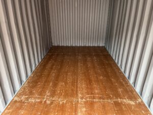 中古20ftドライスチールコンテナ　(外装塗装・床全面交換済み)