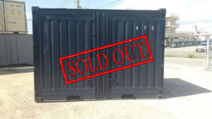 中古12ft ドライスチールコンテナ