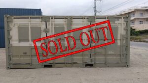 中古20ft フルサイドオープン