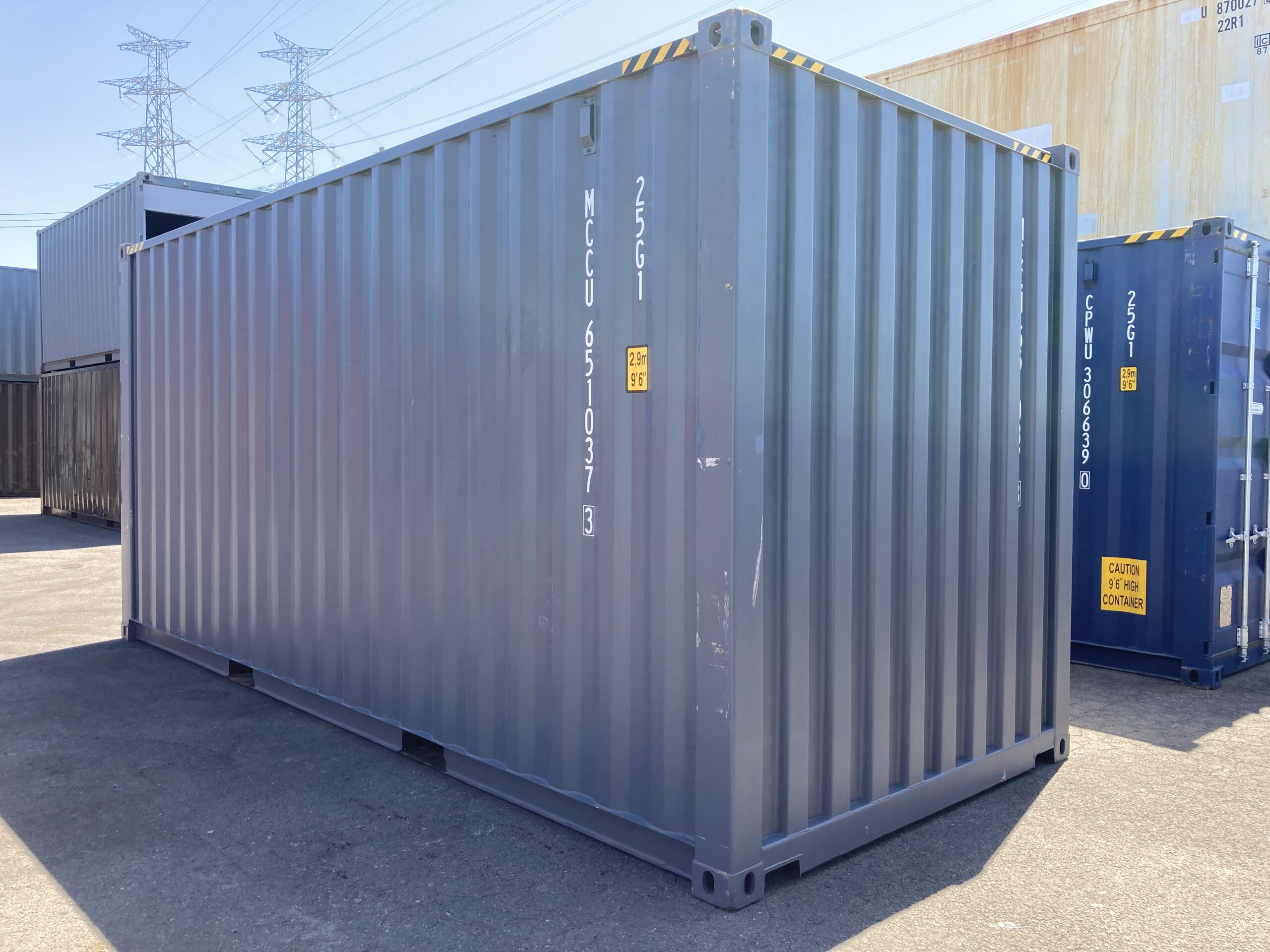 新造20ft HC(背高)ドライスチールコンテナ