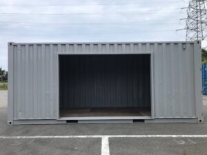 中古20ft　ドライスチールコンテナ　3mシャッター付き【北陸】