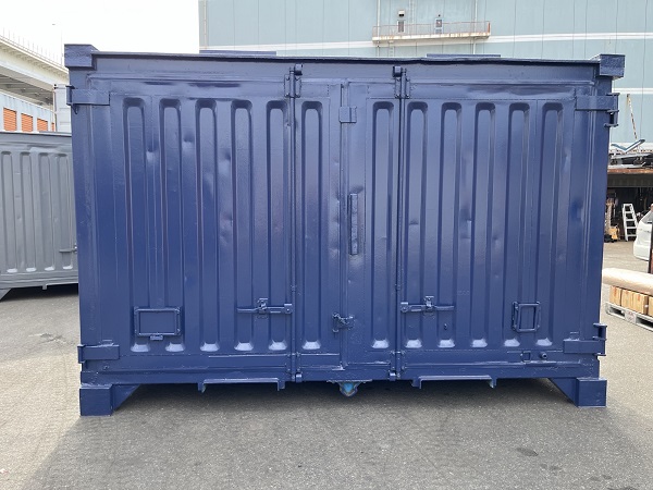 中古12ft　サイドオープンコンテナー　塗装済み