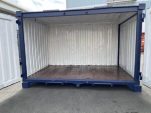 中古12ft　サイドオープンコンテナー　塗装済み