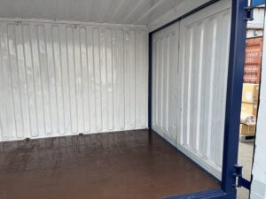 中古12ft　サイドオープンコンテナー　塗装済み
