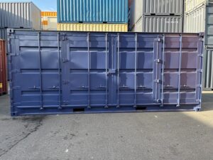 中古20ft フルサイドオープンコンテナ　外装塗装済み