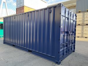 中古20ft フルサイドオープンコンテナ　外装塗装済み